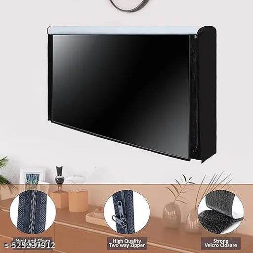 43 Inch TV Cover | LED TV Cover 43 Inch | LCD TV Cover 43 Inch | Stainless Steel Zip Lock TV Cover | Universal TV Cover | TV Protector for 43 Inch - NARIX INDIA 