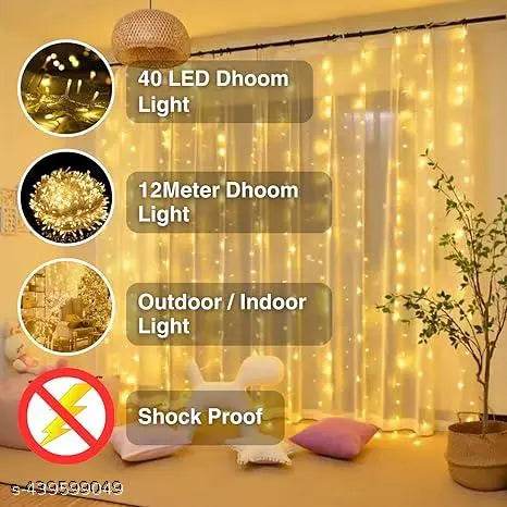 Fancy Rice Lights 42 LED 12 Meter power pixel Led Rice Light for Decoration Rice Light and String Light for Diwali Christmas Indoor Outdoor Decoration Bedroom Wedding Birthday Party Patio, 12 meter (Gold Pack of 1) - NARIX INDIA 