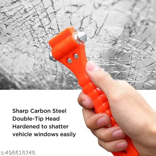 Car Accessrise Emergency Seat Belt Cutter and Window Hammer - NARIX INDIA 
