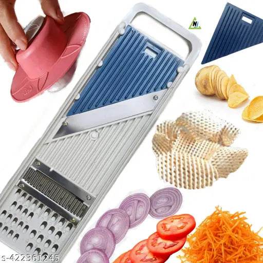 Multifunctional Vegetable Cutter & Chopper - Mandoline Slicer, Onion Chopper, Potato Chips Cutter - NARIX INDIA 
