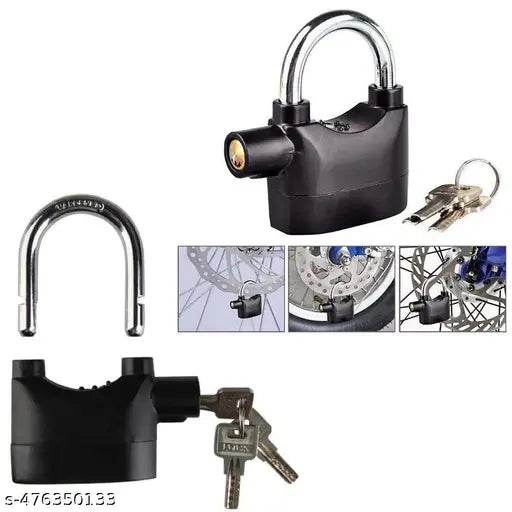 Anti Theft Metal Motion Sensor Alarm Key Lock | 110dBA Waterproof Security Padlock for Home, Office, and Bike Protection | Universal Use Motion-Sensing Door and Lock Alarm - NARIX INDIA 
