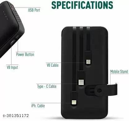 Ubon 10000 mAh Power Bank (10 W, Fast Charging) (Black, Lithium Polymer) PBX-31 - NARIX INDIA 
