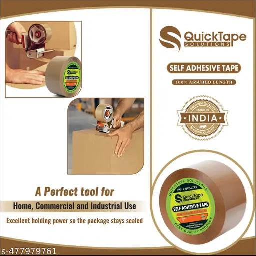 Brown Packaging Tape For Boxes, Parcels And Ecommerce Packing Safe And Secure Tape 2 inch X 50 meter (Pack Of 2) - NARIX INDIA 