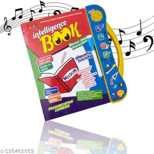 Intelligent Book|Sound Book|Activity Book for Babies & Toddler|Abc , Numbers, Common Fruit, And many more - NARIX INDIA 