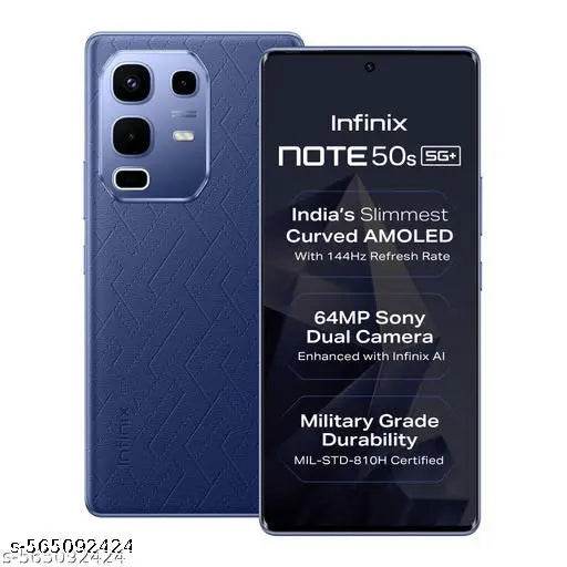Infinix NOTE 50s 5G+ 6GB 128GB Marine Drift Blue - NARIX INDIA 