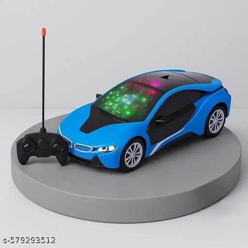 Battery Operated 3D Lights Famous Toy Car Remote Control High Speed Rechargeable Racing Toy Power Battery Car Remote Controller Gift for Kids Boy Girls (2-8 Years) - NARIX INDIA 