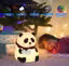 Cute Panda USB Rechargeable Light Night Lamp Color Changing Lamp to Decor Room Night Light (13. Cm, Multicolor) - NARIX INDIA 