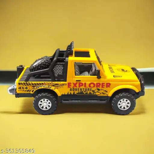 New Explorer Adventure Car For Kids, Pull Back Toys Action, Durable Quality (Multicolor, Pack of: 1) - NARIX INDIA 