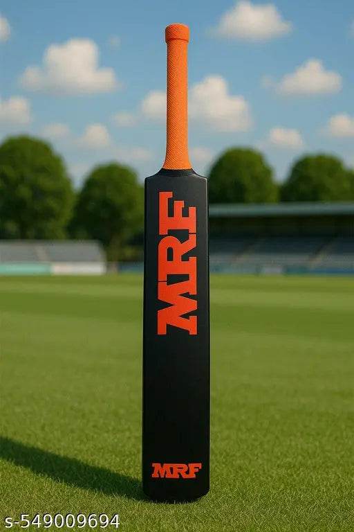 MRF PLASTIC CRICKET BAT FULL SIZE -8 FOR AGE GROUP 15 + ( 750- 800 GRAM ) CRICKET BAT FOR ADULTS PLASTIC TENNIS CRICKET BAT FOR MENS HEAVY PLASTIC CRICKET BATS WITH GRIP FOR GULLY CRICKET, TOURNAMENT MATCH STA.NDARD FULL SIZE TENNIS BALL BAT FOR CRICKET - NARIX INDIA 