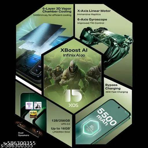 Infinix GT 30 5G+ Cyber Blue 256 Cyber Blue 256 GB 8 GB RAM - NARIX INDIA 