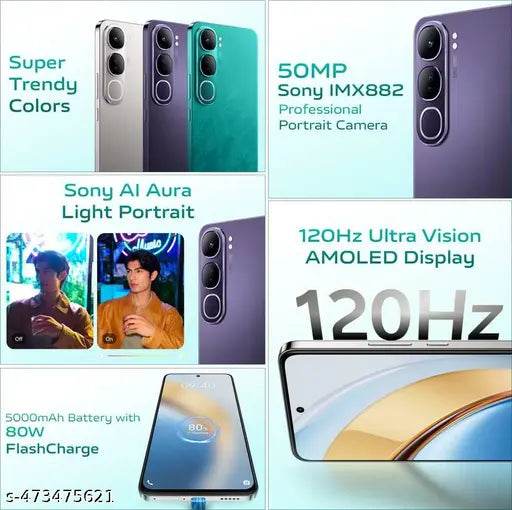 Vivo Y300 5G 8GB 256GB Phantom Purple - NARIX INDIA 