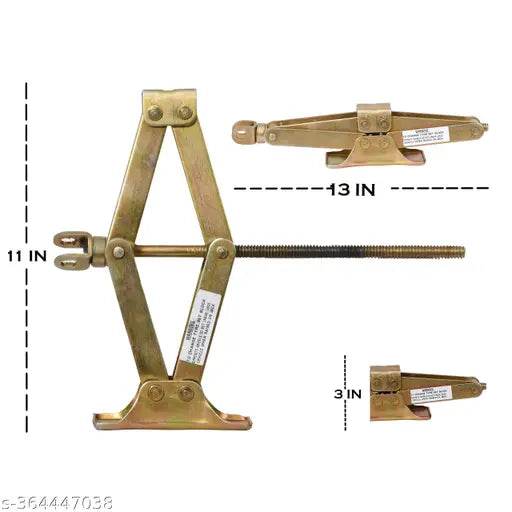 Motrika 1 Ton Scissor Car Jack with 19 MM Spanner Pana Vehicle Jack Baleno, Alto, Santro, Amaze, TATA Tigor - NARIX INDIA 