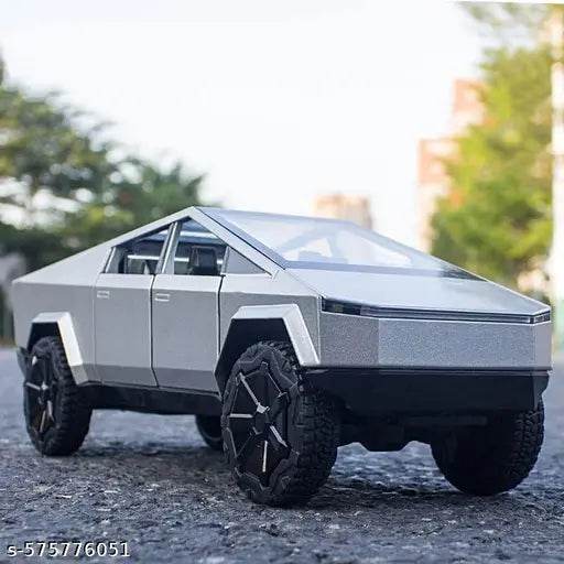 Tesla Cyber Truck 1:36 Scale Model Pull Back Vehicles Light and Sound - NARIX INDIA 