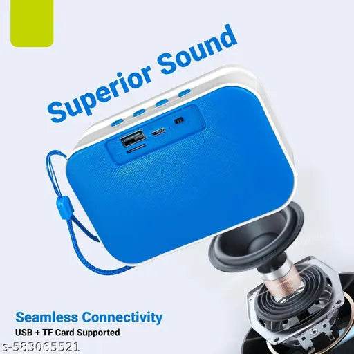 337 10W Bluetooth 5.0 Speaker | Portable Wireless Speaker with TF/SD Card Support, AUX, FM Radio, and Call Function | 5 Hours Playback, Powerful Bass & Multi Design bn004 - NARIX INDIA 
