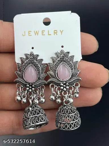 Oxodise silver jumka - NARIX INDIA 