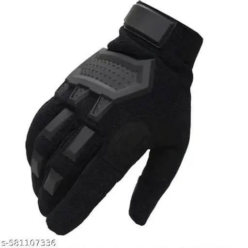 Tomorrow Tactical Touchscreen Gloves for Men | Impact-Resistant Padding | Anti-Slip Grip | Motorcycle Riding | Outdoor Protection | Military-Grade for Rugged Use (Black, L) ASIN B0D - NARIX INDIA 