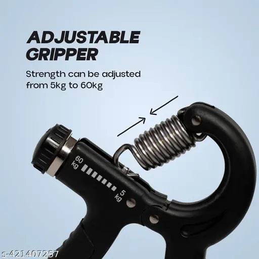 Adjustable Hand Grip Strengthener, Hand Gripper With Counter for Men & Women for Gym Workout Hand Exercise Equipment for Forearm Exercise - NARIX INDIA 
