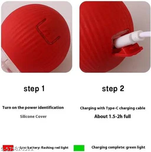 Barso Re Catt Dancing Ball | Pet Rolling Ball | Rolling Dog Ball | Catt Toys Ball for Indoor Catts Fast Rolling on Carpet, 360° Smart Automatic Rolling Pet Ball, Smart Self Rolling Ball for Dog and Catt (Pack of 1, Multicolour) - NARIX INDIA 