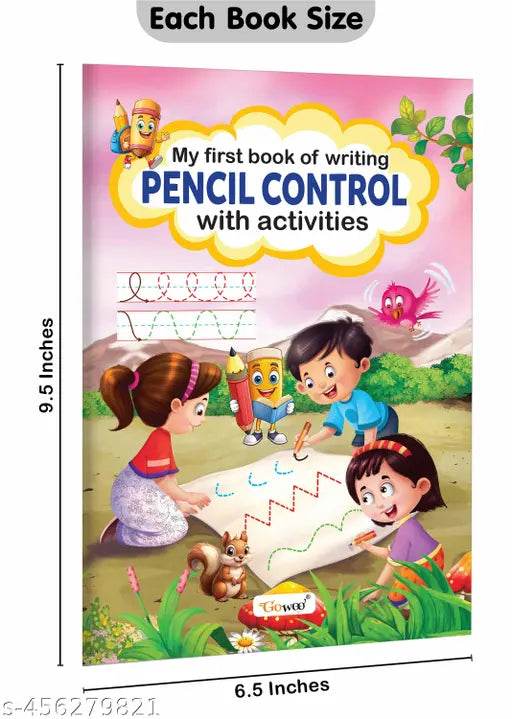 My First Book of Writing Pencil Control and Numbers 1-20 with activities : Toddlers activity book, Writing practice workbook, Children's activity book | Pack of 2 Writing Activity books - NARIX INDIA 