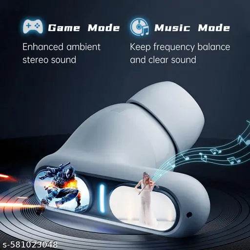 Trendy ANC Gaming earbuds which comes with 50 hour Battery Backup and high Quality Design with Deep Bass sound with Gaming Chipset With cooper speaker and matel Ears or Type C fast charge or Vibration on calls and notifications Feature and Water or Dust p - NARIX INDIA 