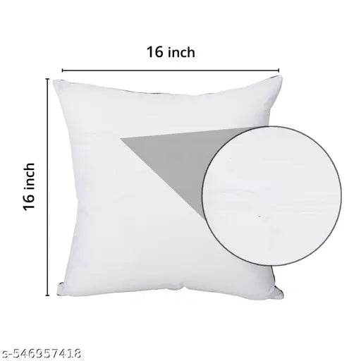 SAI LOOM Glace Cotton Cushion Cover 16 X 16 Inches - Multicolor Sofa Sqaure Pillow Covers Set Of 5, (40 X 40 Cm). - NARIX INDIA 