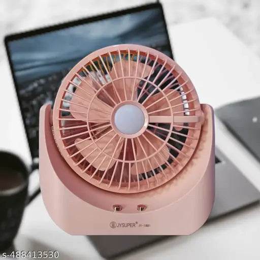 Compact & Rechargeable Desk Fan with Night Light – Ideal for Home, Travel & Office - NARIX INDIA 