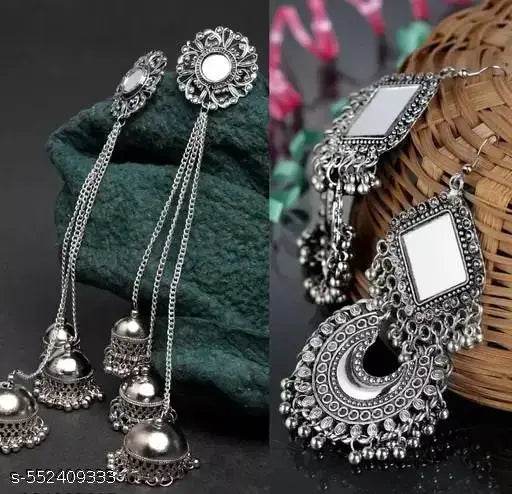 fashion earrings set of 2 - NARIX INDIA 