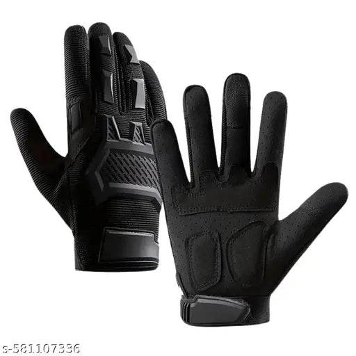 Tomorrow Tactical Touchscreen Gloves for Men | Impact-Resistant Padding | Anti-Slip Grip | Motorcycle Riding | Outdoor Protection | Military-Grade for Rugged Use (Black, L) ASIN B0D - NARIX INDIA 
