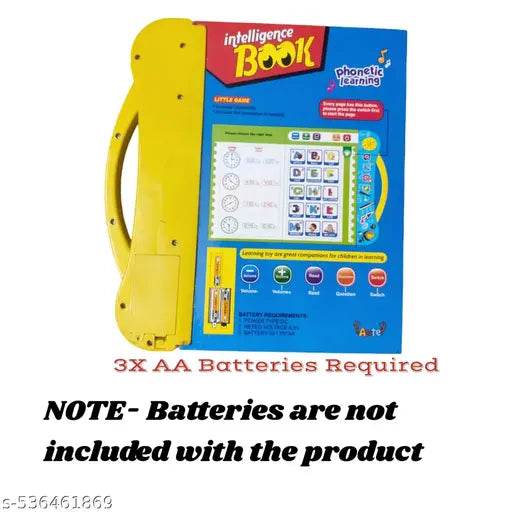 Intelligent Book|Sound Book|Activity Book for Babies & Toddler|Abc , Numbers, Common Fruit, And many more - NARIX INDIA 