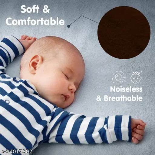 Mattress Protector 100% Terry Cotton Bed Protector Waterproof for Baby Elastic Fitted Waterproof Mattress Protector Double Bed Size Breathable Bed Cover & Mattress Cover Double Bed (78x72 inch | 6.5x6 feet Coffee) 200 GSM - NARIX INDIA 