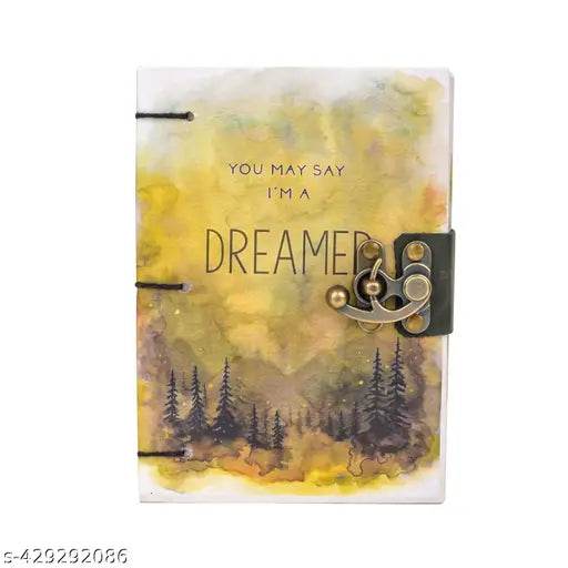 Handcrafted special binding A5 Diary Un-Ruled 200 Pages (Multicolor) 7x5 inch - NARIX INDIA 