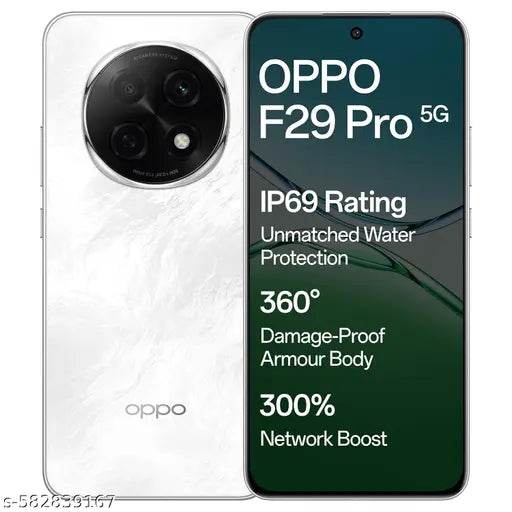 Oppo F29 Pro 5G 8Gb Ram, 256Gb Marble White - NARIX INDIA 
