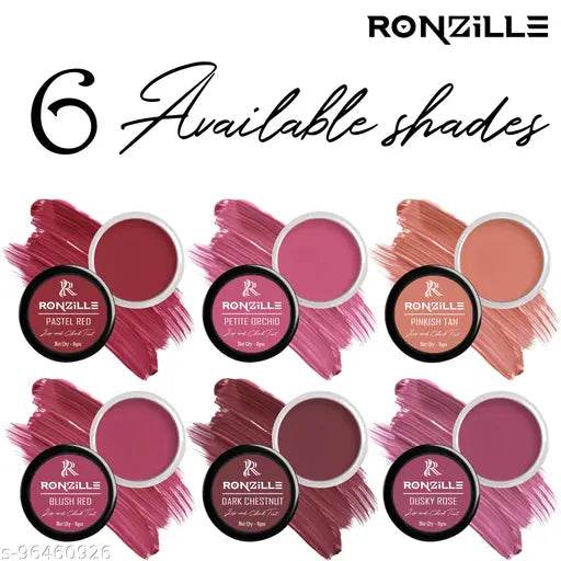 Ronzille Fantastic Lip and cheek tint pack of 2 (04,06) - NARIX INDIA 