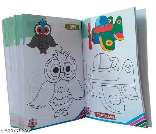 Jumbo Colouring Book, Nursery Colouring Book, Colouring Book (3-6 Years Kids) - NARIX INDIA 