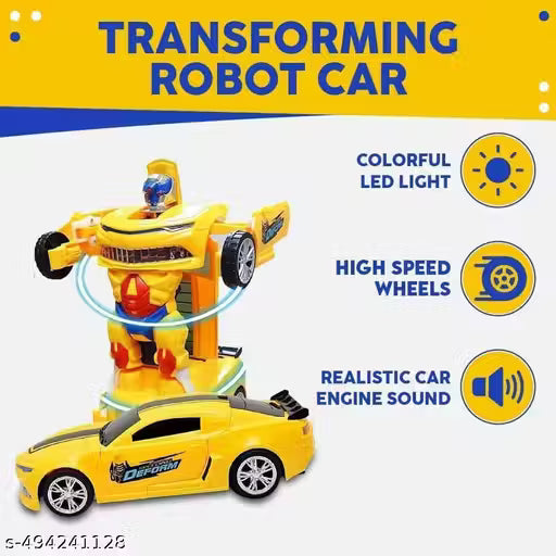 Car to Robot Auto-Convertible Transformation Robot Car Toy for Kids - Multi Color Multi Model - NARIX INDIA 