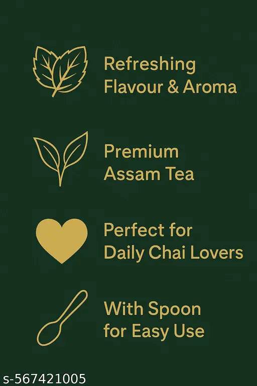 Rasdeep Elaichi Tea 250gms | Cardamom Chai| Refreshing Flavour & Aroma of Real Elaichi |Flavoured Assam Tea - NARIX INDIA 