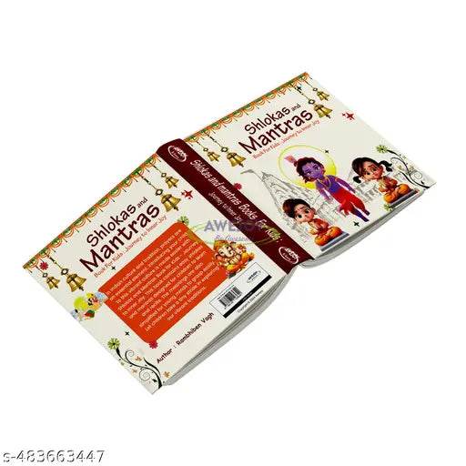 AWEJOY Shlokas and Mantras Books For Kids - Board Book for Children with Clear Text and Image | Sanskrit Shlokas/Mantras with English Meaning | A Journey through India's Rich Culture and Tradition Board book – 19 September 2024 - NARIX INDIA 