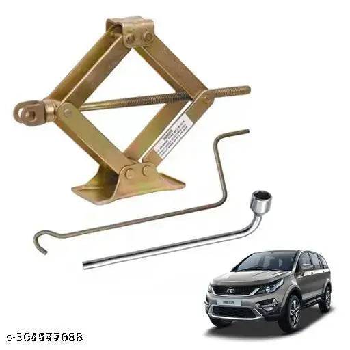 Motrika 1 Ton Scissor Car Jack with 19 MM Spanner Pana Vehicle Jack Baleno, Alto, Santro, Amaze, TATA Tigor - NARIX INDIA 