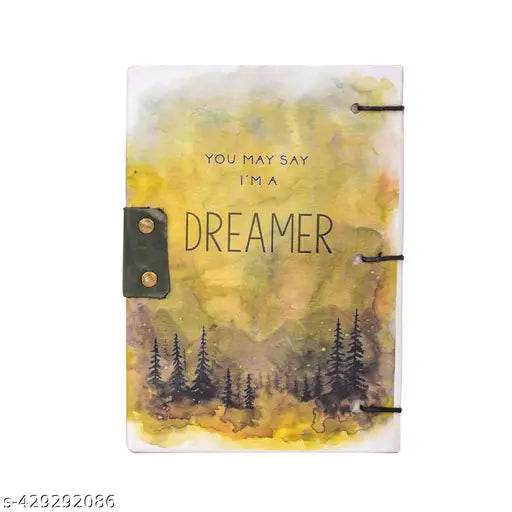 Handcrafted special binding A5 Diary Un-Ruled 200 Pages (Multicolor) 7x5 inch - NARIX INDIA 