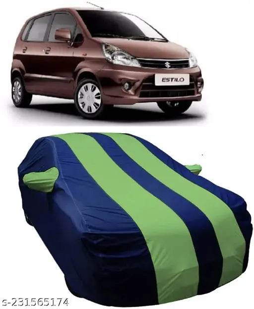 V VINTON Car Cover For Maruti Suzuki Zen (With Mirror Pockets) (Multicolor) - NARIX INDIA 