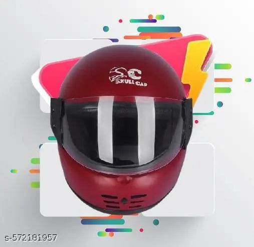 FOROLY Wonder Black ABS Material with Black Visor Motorbike Helmet || ABS Material Full Face Rainbow Visor Helmet, UV Scratch Resistance Motorbike Helmet (Black) - NARIX INDIA 