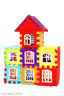 BIG SIZE House Building Blocks with Attractive Windows Set Construction Puzzles Activity Game for Kids Toys for Boys, Girls, Children - NARIX INDIA 